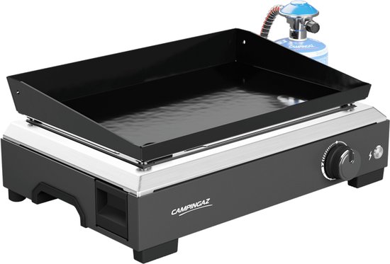 Campingaz Othello 1 CV Plancha - 1.350 cm² kookoppervlak - Blue Flame brander voor optimale warmteverdeling - Zwart van Merkloos — afbeelding 3