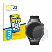 BROTECT - Protection d'écran pour Huawei Watch GT 5 Pro (46 mm) - Film de protection en verre trempé mat (3 pièces)