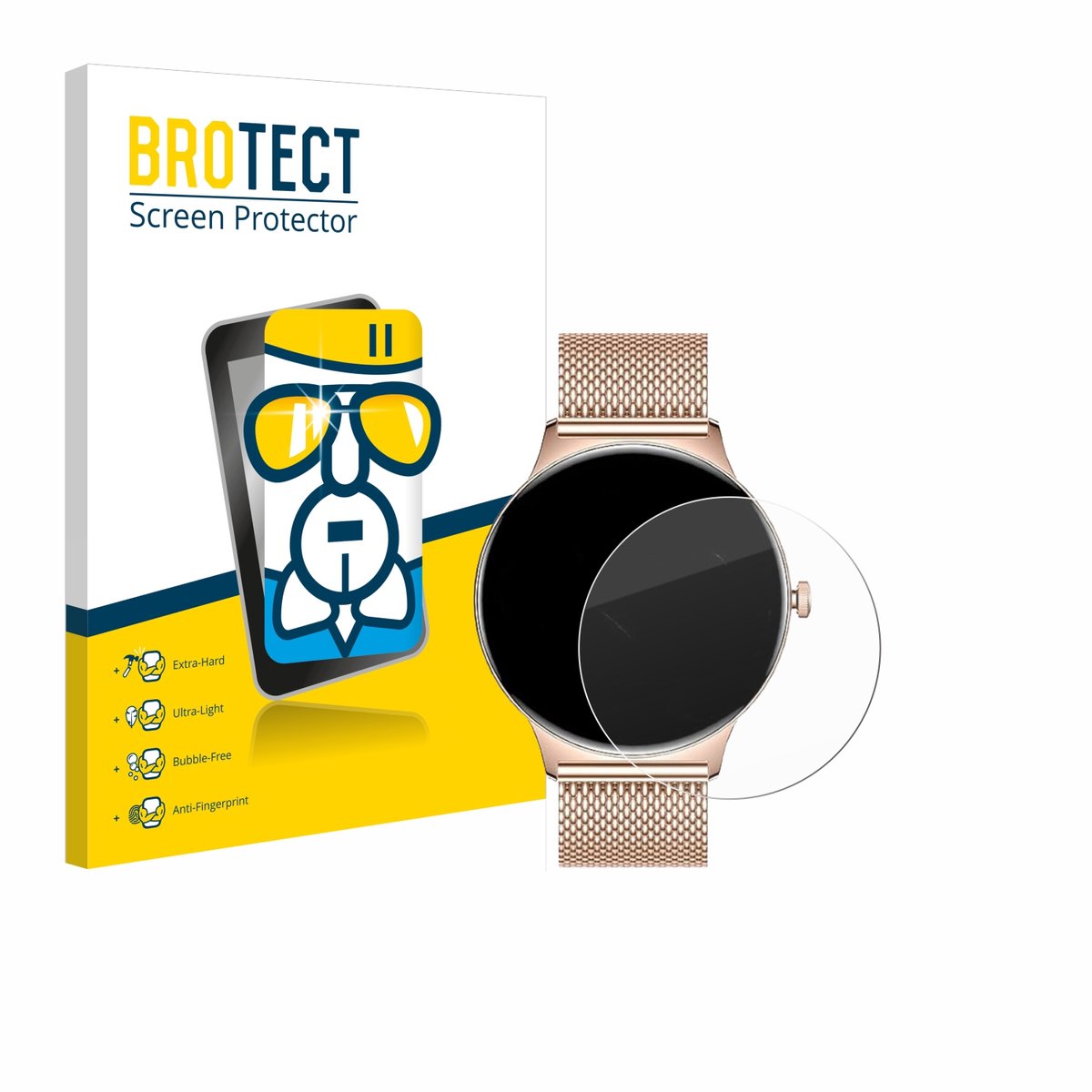 Screenprotector voor LIGE FV12 1.43" Beschermglas transparant