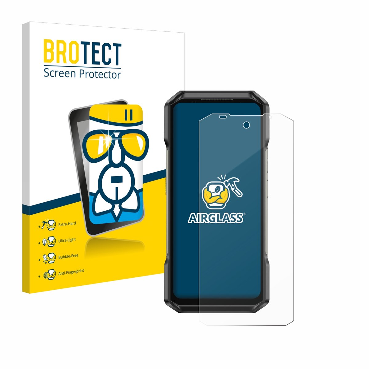 Screenprotector voor Ulefone Armor 27 Beschermglas transparant