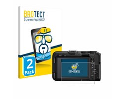 BROTECT - Screenprotector voor Canon EOS R50 V - Folie Beschermfolie transparant 2 Stuks