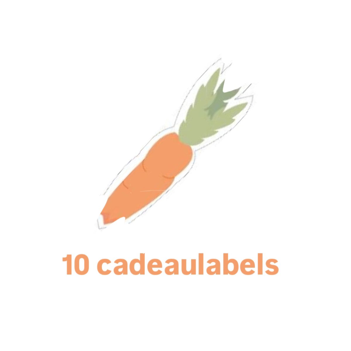 10x Wortel Peen Pasen