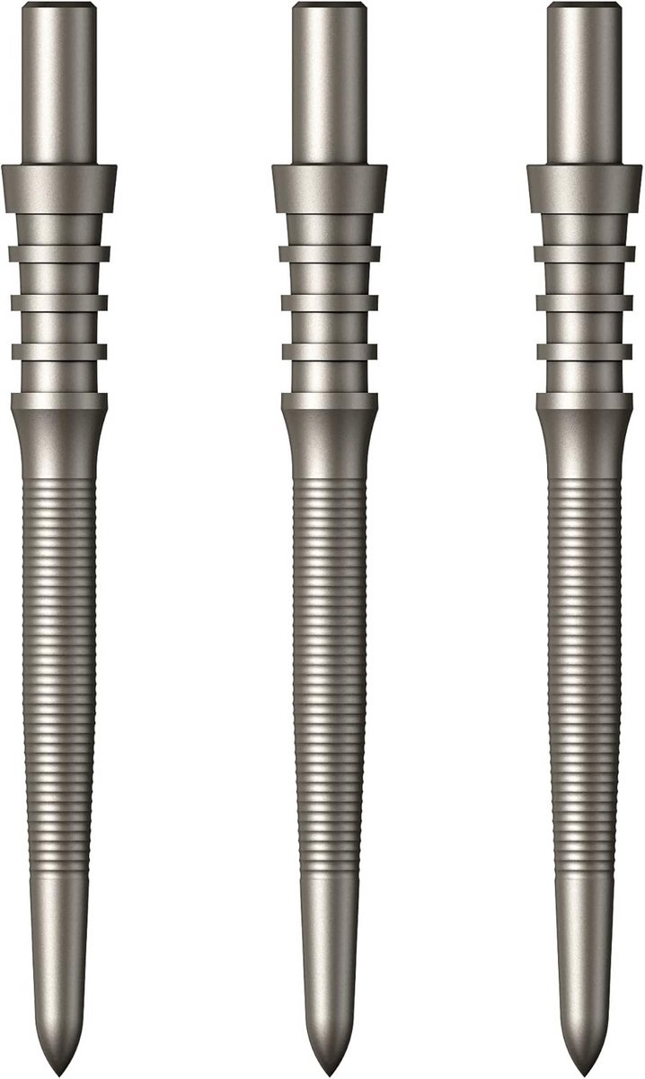 Dartpijlen Tips - Micro Grip Zilver 28 mm Universeel