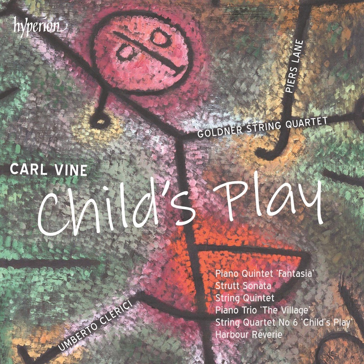 Piers Lane & Goldner String Quartet - Vine: Child's Play, Piano Quintet & Other Chamber (2 CD)