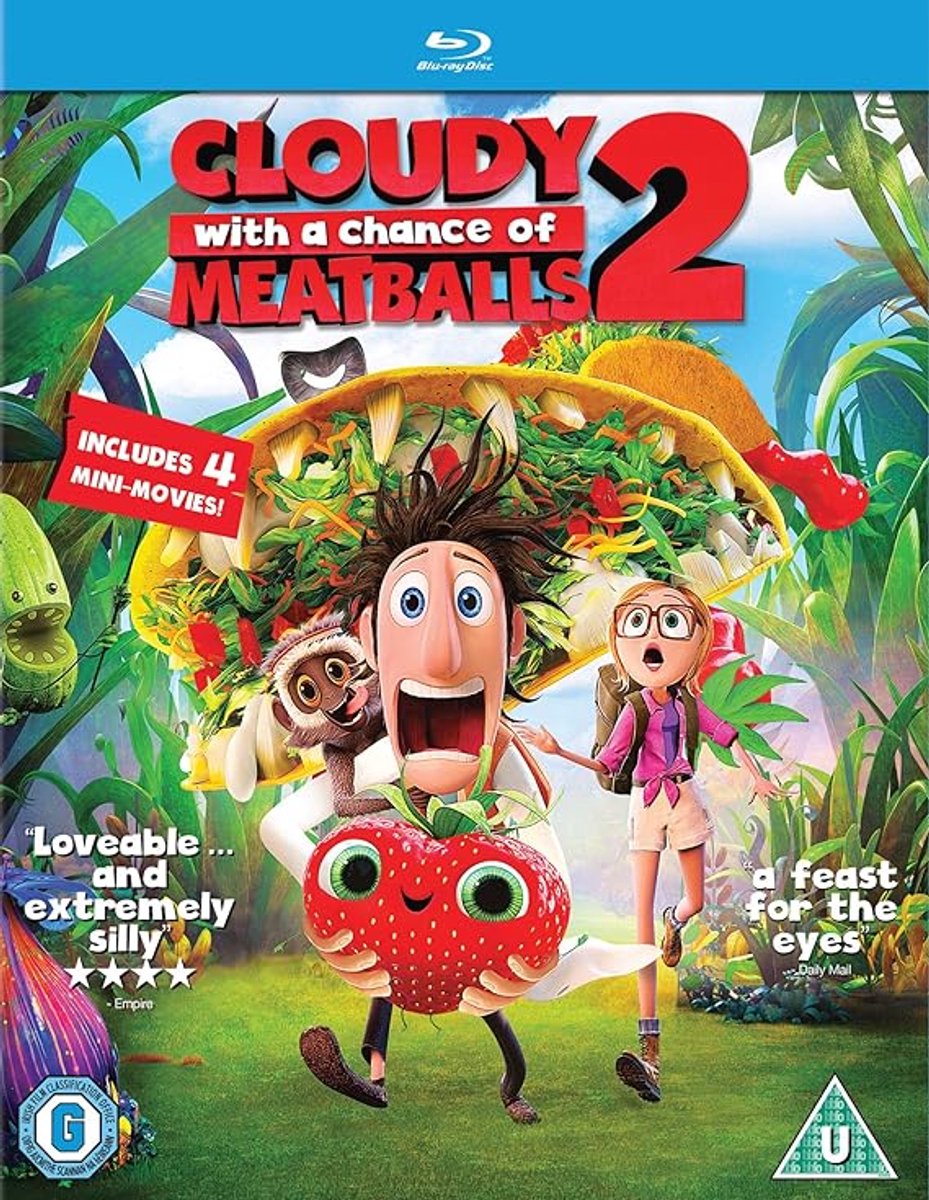 Cloudy With A Chance Of Meatballs 2 ( Import Blu-Ray )