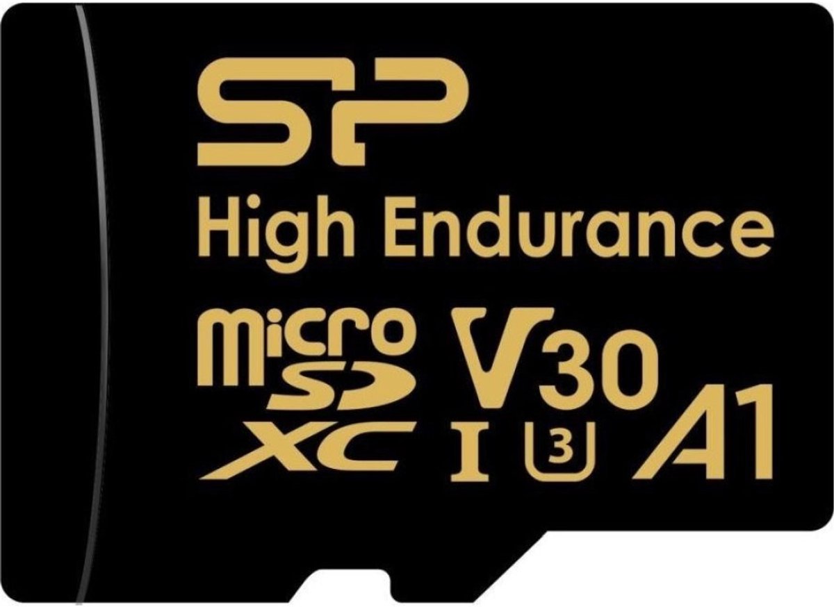 Micro SD-kaart 256GB - Silicon Power High Endurance microSDXC - Voor 24/7 Opnemen Dashcam en Beveiligingscamera