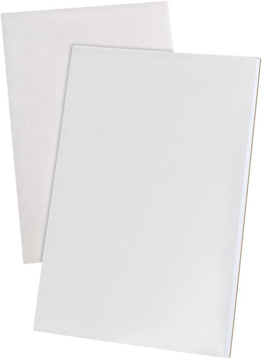 Notitieblokken A6 10,2 x 15,2 cm, Wit Papier, Onbedrukt, 100 Vellen Per Blok (12 Stuks)