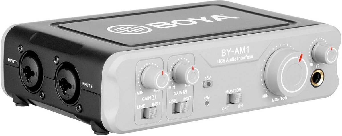 2-Kanalen Audio Mixer met Fantoomvoeding voor Microfoons