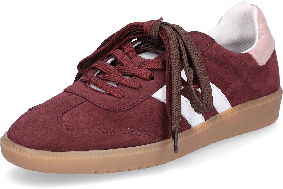 MIDS MORGAN dames sneaker bordeaux