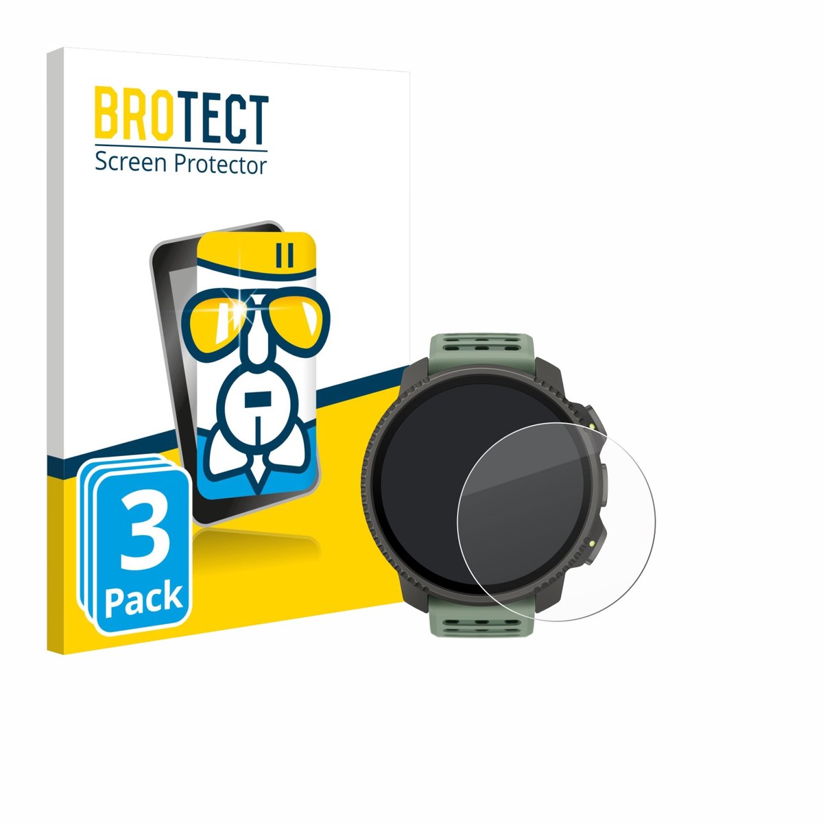 Screenprotector 3 Stuks voor Suunto Vertical 2 Beschermglas transparant
