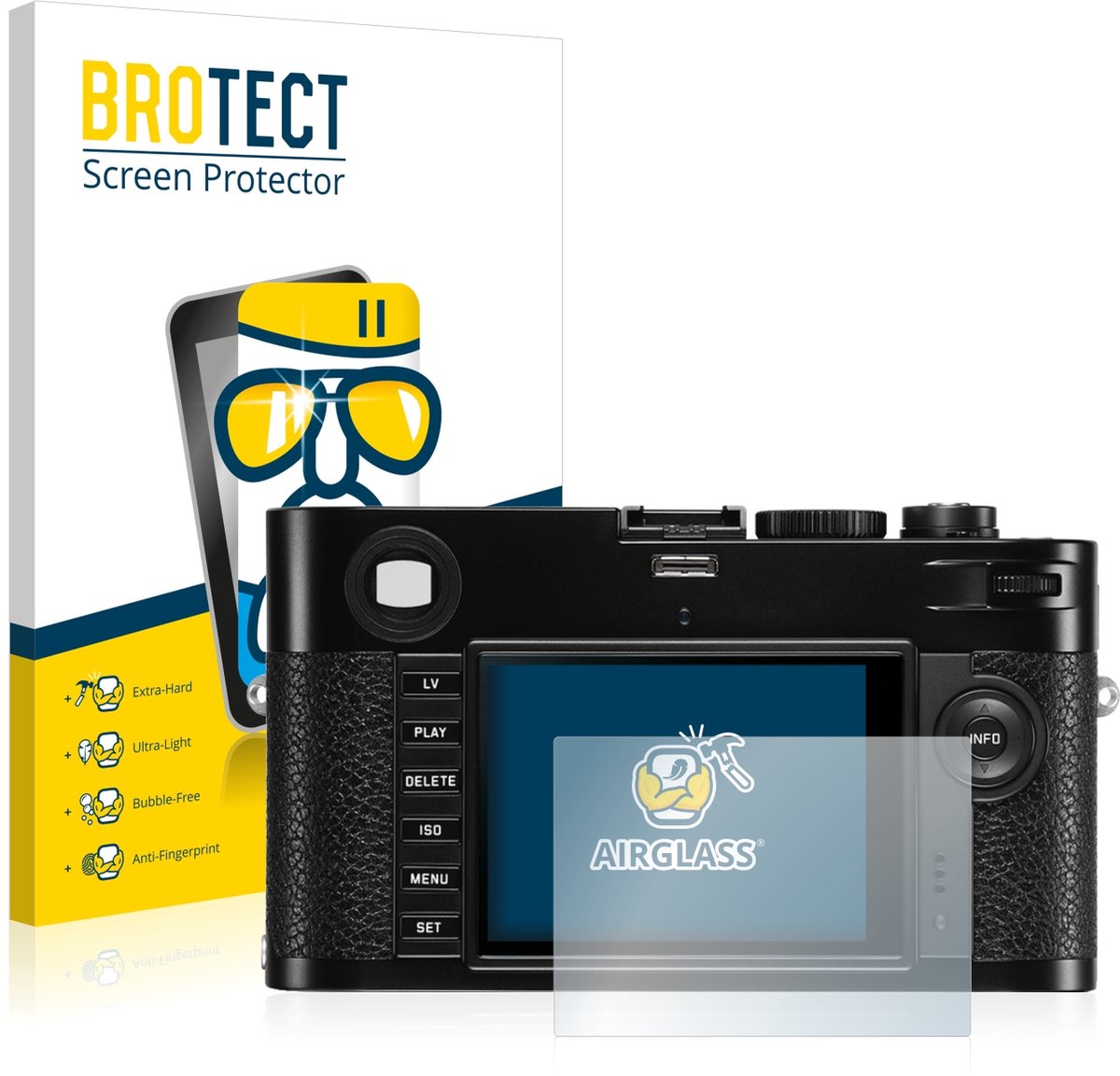 Screenprotector voor Leica M (Typ 240) Beschermglas transparant