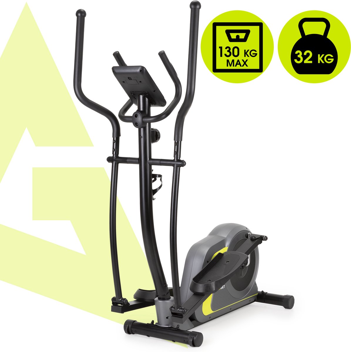 Actiget® Crosstrainer - Hartslagfunctie - Bluetooth - Crosstrainers Fitness - Magnetische weerstand - 130 Kg - 8 Weerstandsniveaus - LCD Scherm - Anti-Slip thumbnail 7