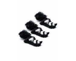 Animalking Kattenspeelgoed Catnip - Kattenkruid Speelgoed voor Katten - Skinneeez - 3 stuks Zwart