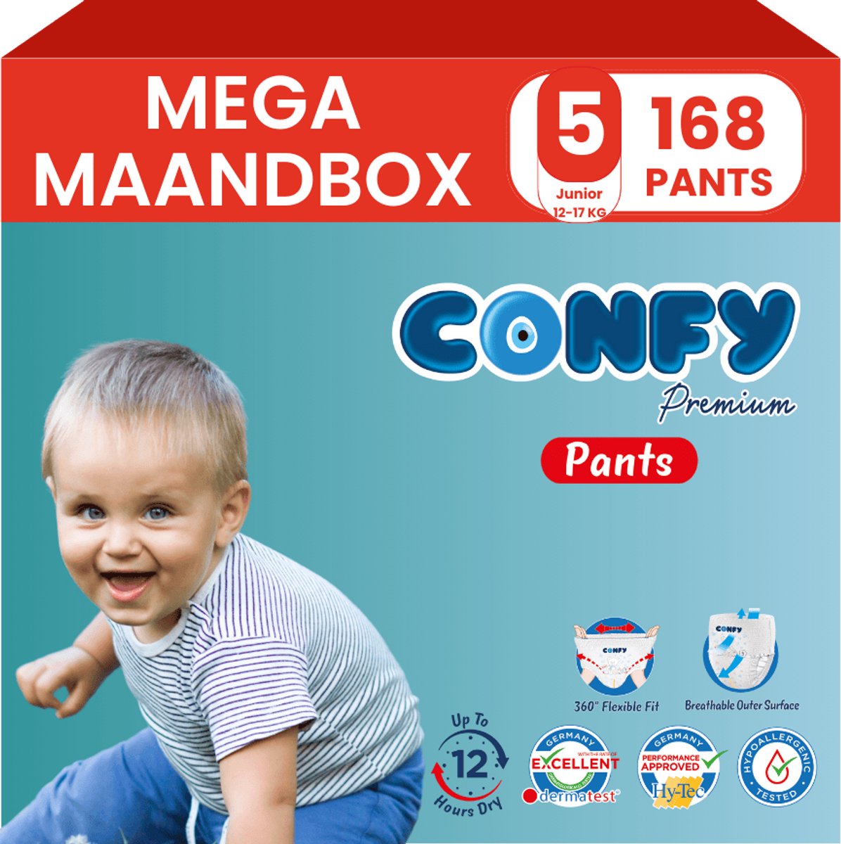 Confy Premium luierbroekjes maat 5 | 148 stuks