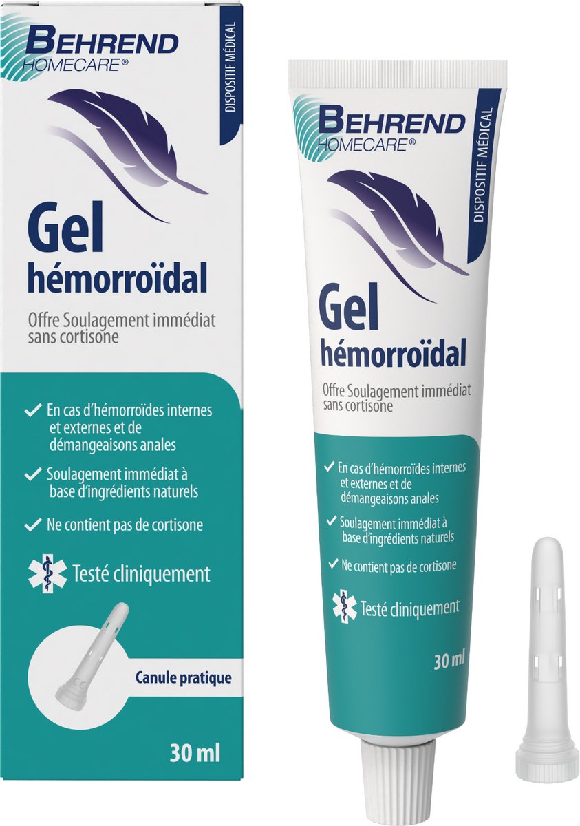 Behrend Homecare® Aambeiengel - Voor pijn, jeuk en branderig gevoel - met Hyaluronzuur - 30 ml