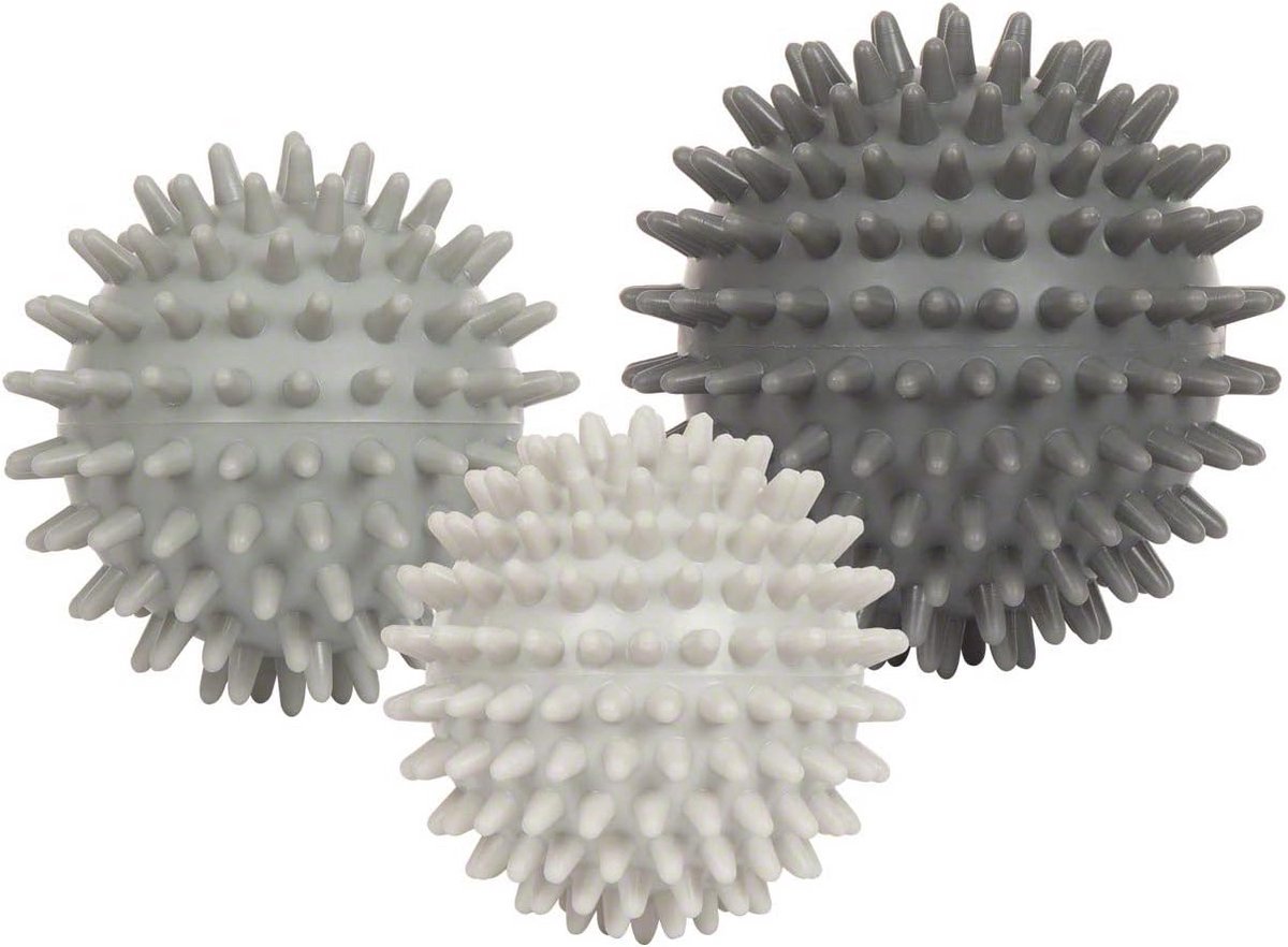 Harde Massagebal met Noppen voor Reflexologie en Zelfmassage 6 cm