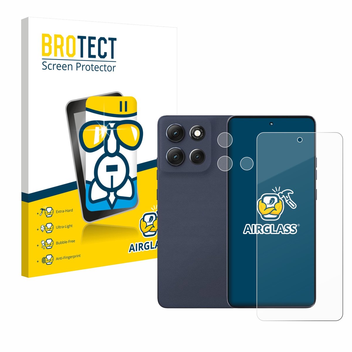 Screenprotector voor Motorola Moto G86 Power (Voor+Camera) Beschermglas transparant