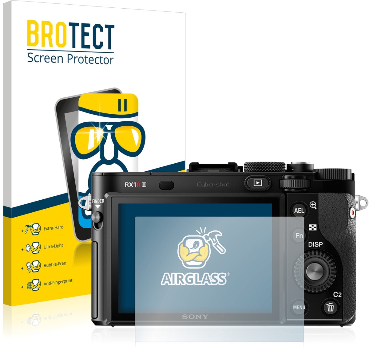 Screenprotector voor Sony Cyber-Shot DSC-RX1R II Beschermglas transparant