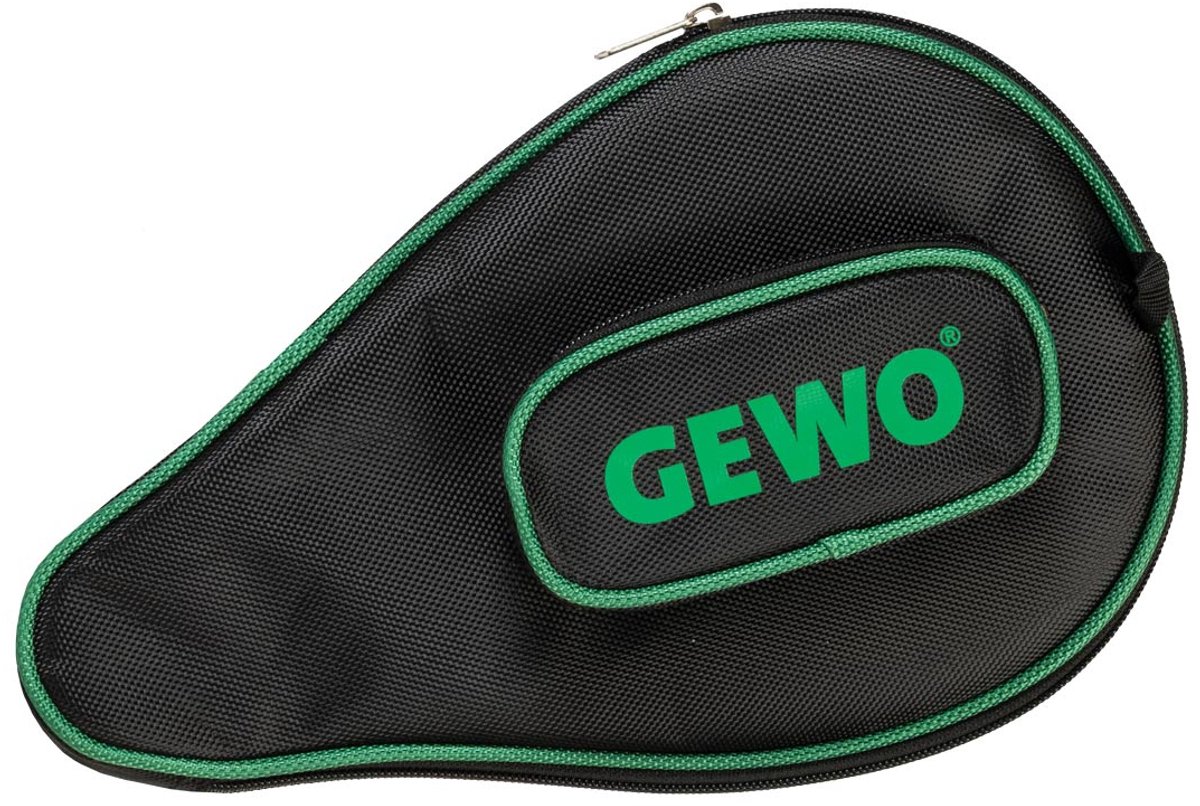 Gewo Tafeltennis Bathoes Nova Rond Met Ballenvak - Groen- voor 1 bat
