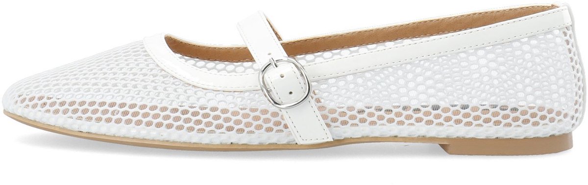 Bianco Mary Jane schoenen BIALILJA