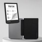 PocketBook Verse e-reader Mist Grey – 6 inch – 8 GB + Transparant Zwart Hoesje – voordeelbundel