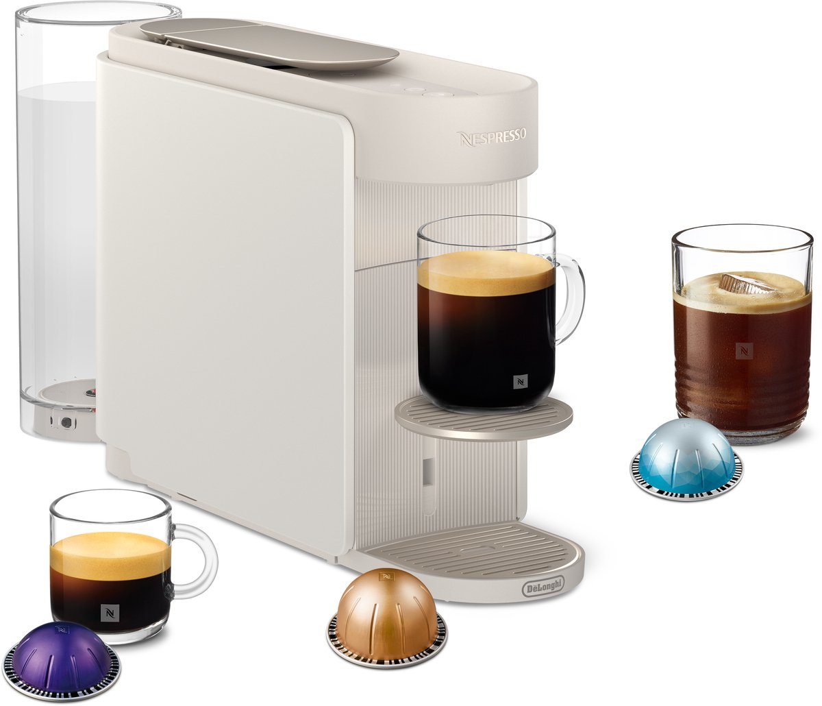De'Longhi Nespresso Vertuo Up ENV200.W - Koffiecupmachine - 1.4 L - Snel opgewarmd - Wit thumbnail 3
