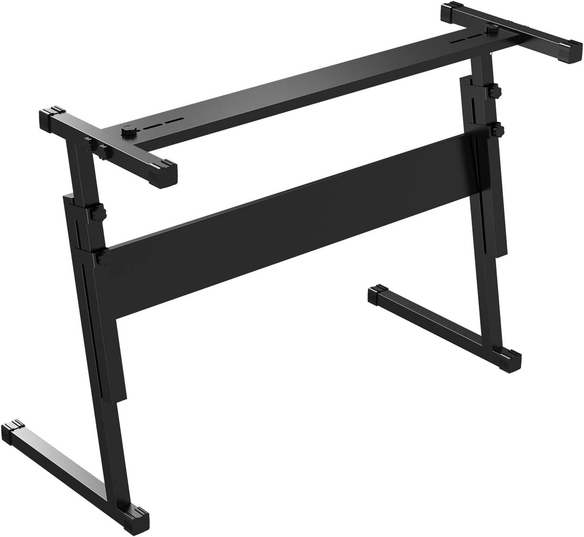 In Hoogte Verstelbare Z-Stijl Keyboardstandaard voor Digitale Piano's (49-88 Toetsen)