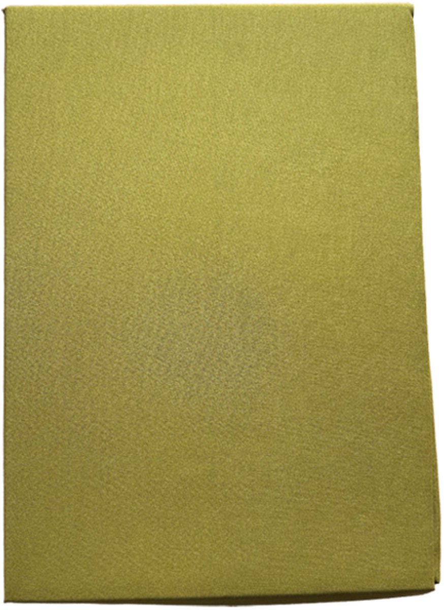 Percale Katoenen Hoeslaken - 80x200 cm - Eenpersoons - Hoekhoogte 28 cm - Olijfgroen - Fris & Ademend - Restant Actie!