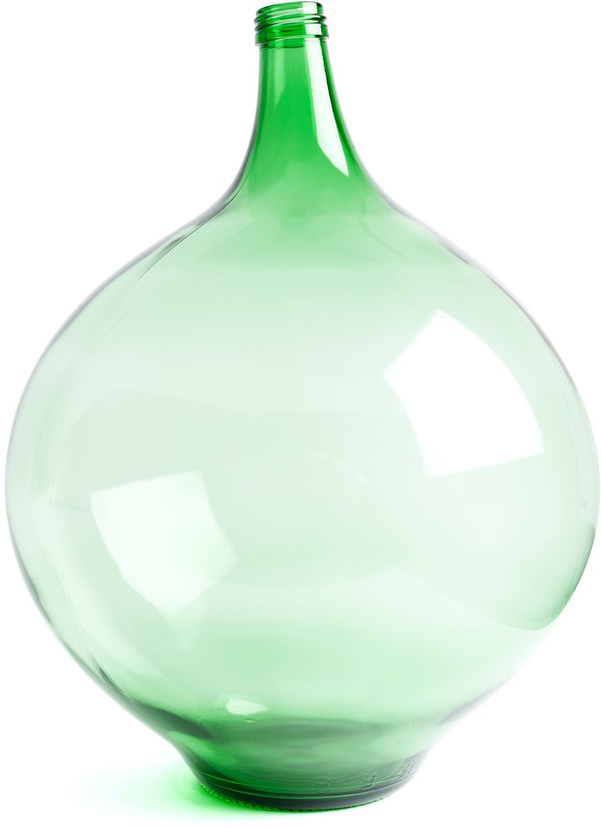 IKONIC Blown Bottle Vaas Groen Type M7 Klaas Kuiken
