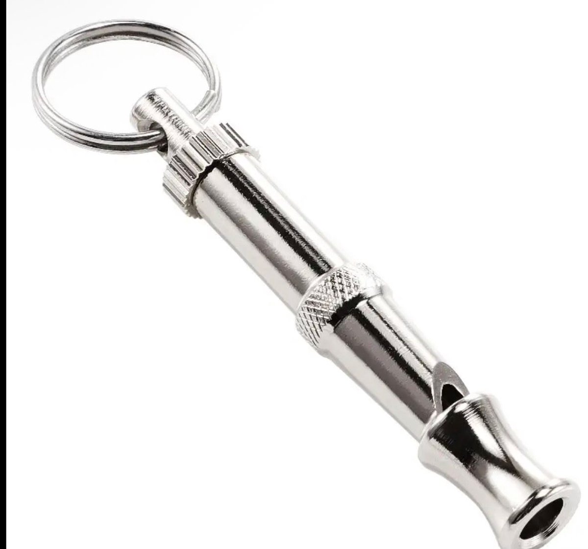 Akyol - Hondenfluitje voor Hondentraining – Hoorbare Dog Flute voor Mensen – Zilveren Noodfluit – Praktisch Accessoire voor Training en Gehoorzaamheid