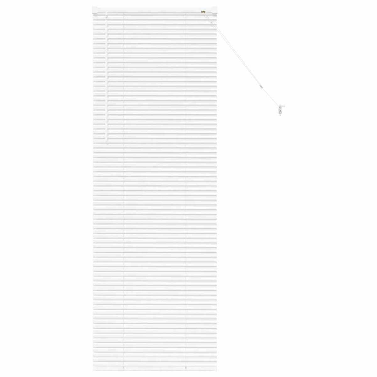 vidaXL - Venetiaanse - jaloezie - Wit - 175 - x - 65 - cm - 25 - mm - Aluminium