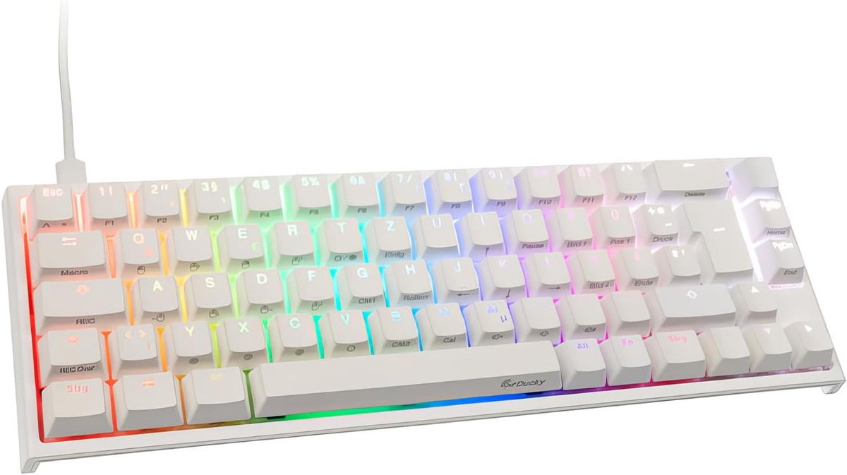 Compact Mechanisch Gaming Toetsenbord Full Size 60% Layout RGB Verlichting USB-C