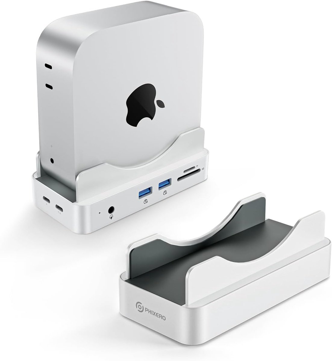 6-in-1 Dockingstation voor Mac mini met NVMe SSD Behuizing en USB Hub (10Gbps)