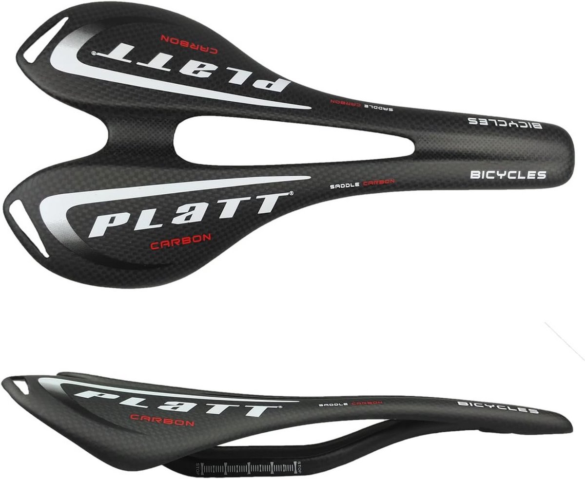 Ultralicht Carbon Fietszadel voor Racefiets en Mountainbike - Comfortabel en Duurzaam