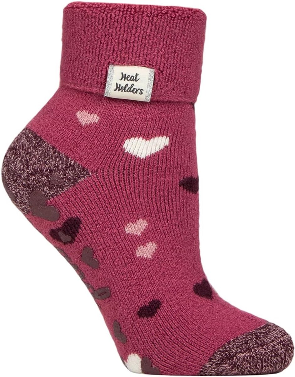Dames Thermo Huissokken met Antislipzolen - Extra Warm en Comfortabel