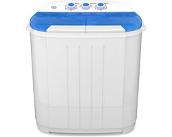Compacte Draagbare Wasmachine met Centrifuge - Mini Wasmachine 6,5 kg voor Kleine Ruimtes & Campers