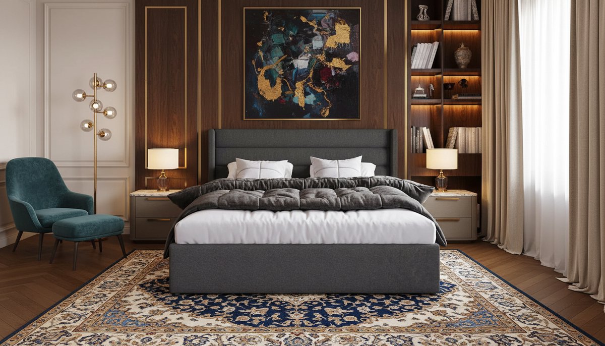 Gestoffeerd Tweepersoonsbed 180x200 cm met Opbergruimte | Casa Velluto Hydraulisch Opbergbed Linnen Slaapkamerbed met Houten Lattenbodem | Modern Design Grijs – Tweepersoons Bed met Comfortabel Hoofdeinde