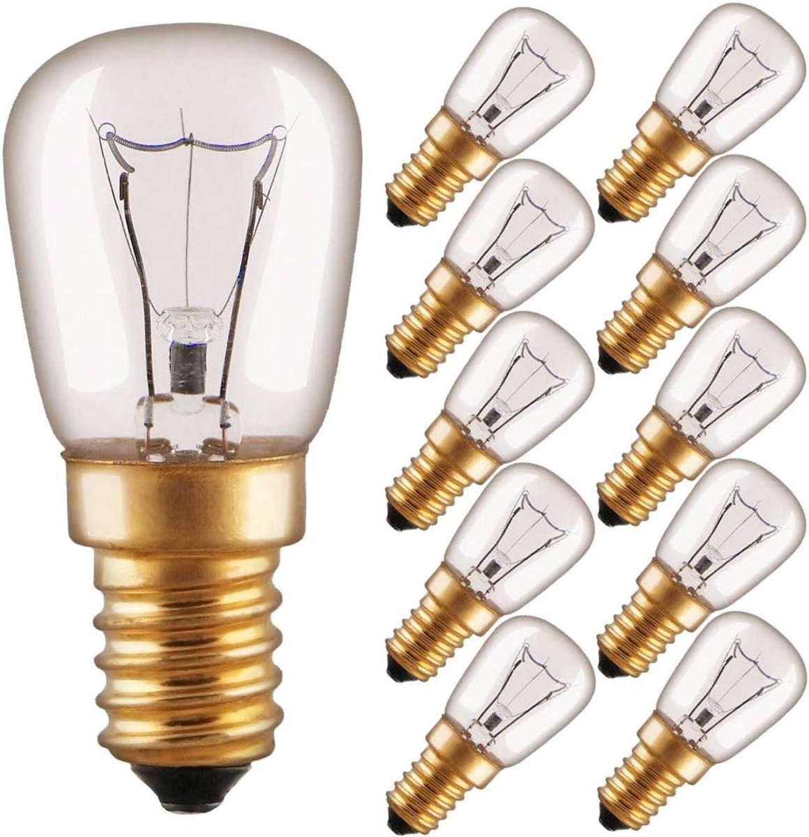 Hittebestendige ovenlamp E14 15W 25W 40W heldere buislamp tot 300 graden
