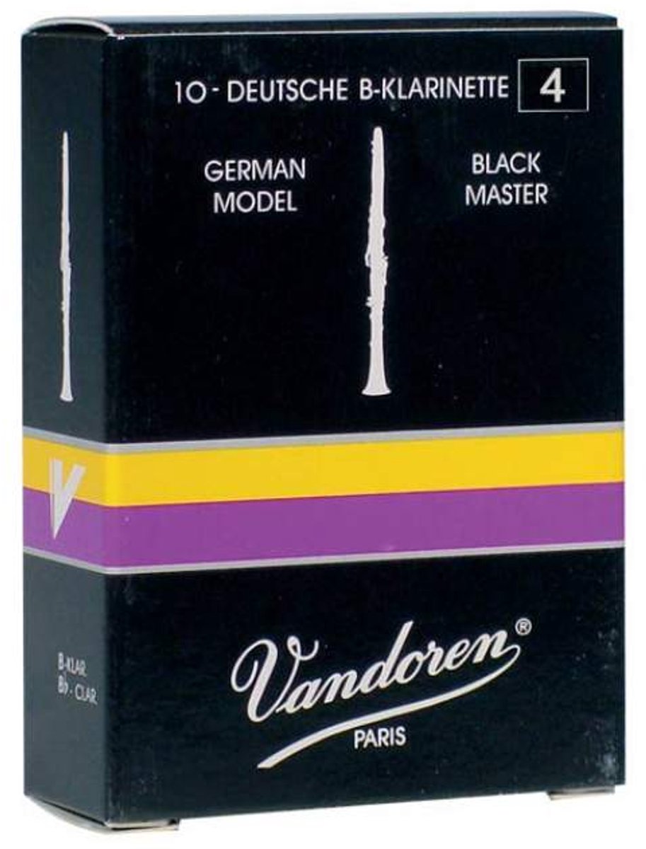 Vandoren Black Master CR184 Sterkte 4 Klarinet