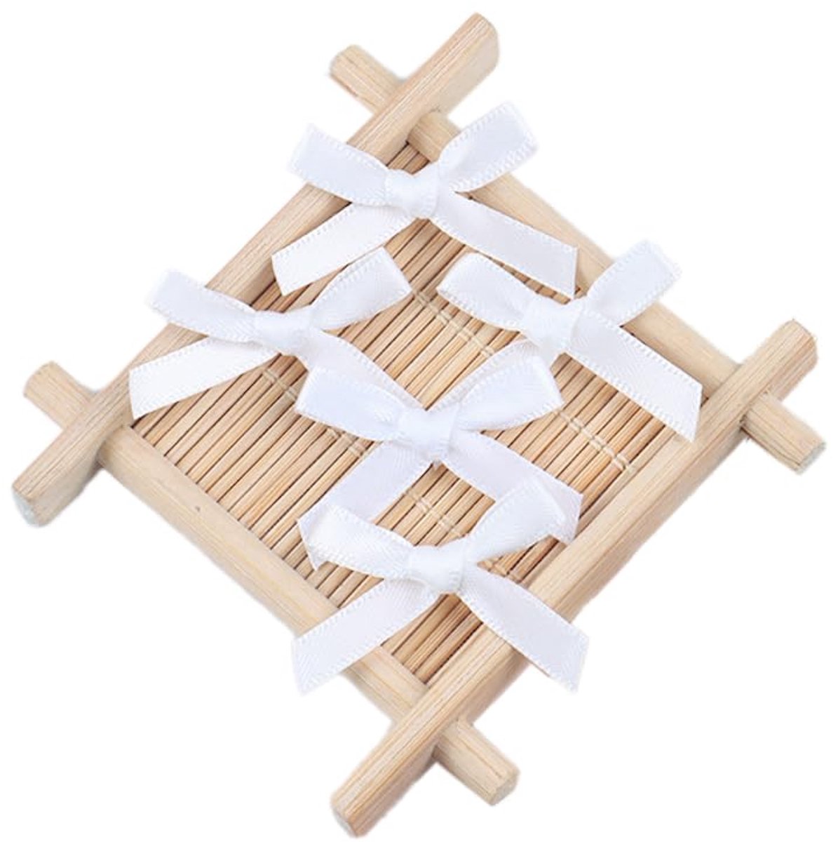 Mini Satin Ribbon Bows - 1000 Stuks - Perfect voor DIY Creaties
