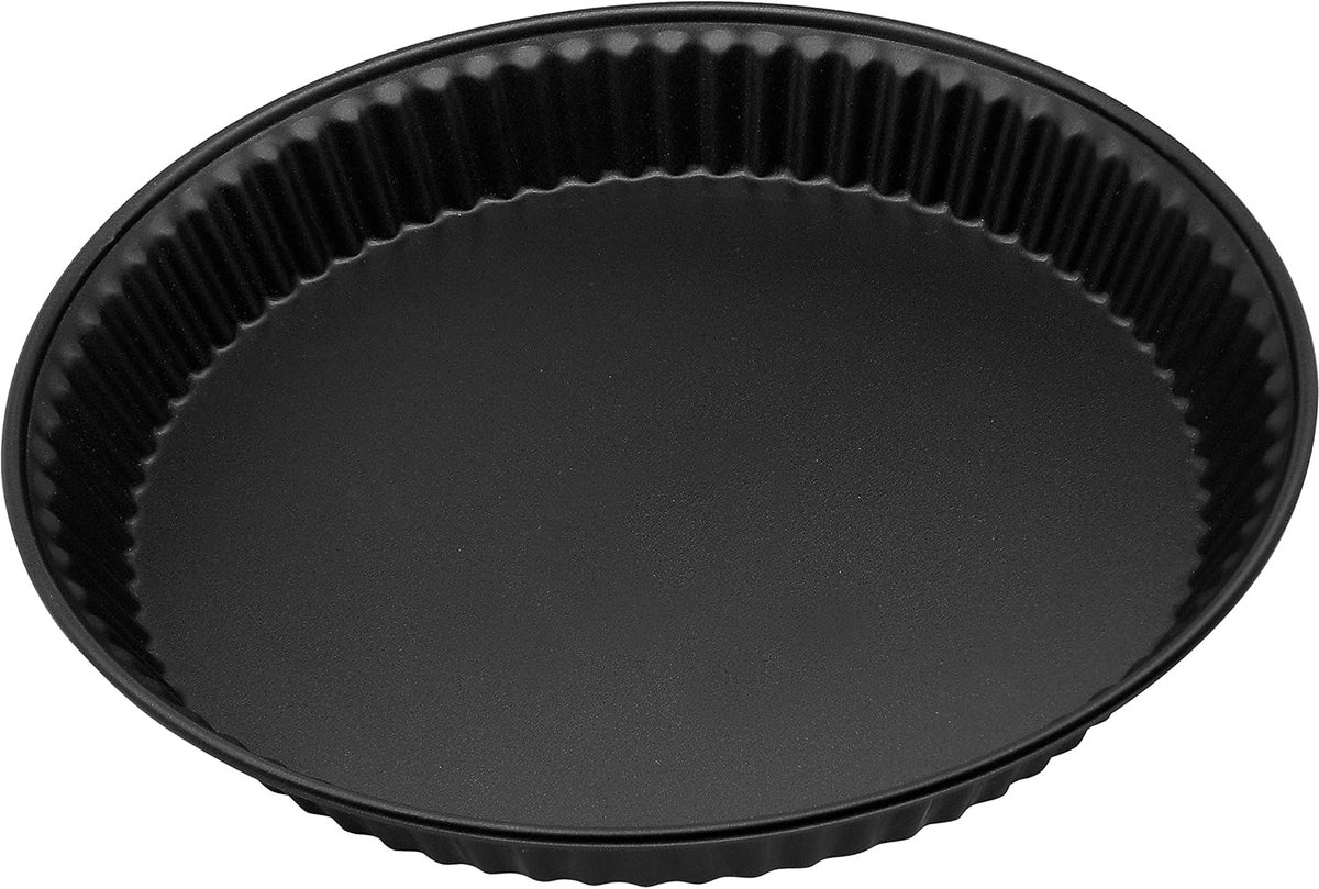 Quichevorm Rond met Golfrand Ø28 cm - Anti-aanbaklaag voor Taart en Cake