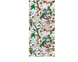 Raamfolie - Raam film - Decoratieve raamfolie - Statische raamstickers - Glas in Lood Raamfolie - Statische glasfolie - Zelfklevende Raamfolie - Statische klevende verduisterende glasfolie - Anti Inkijk Raamfolie - Privacy Folie Raam - 43*100cm