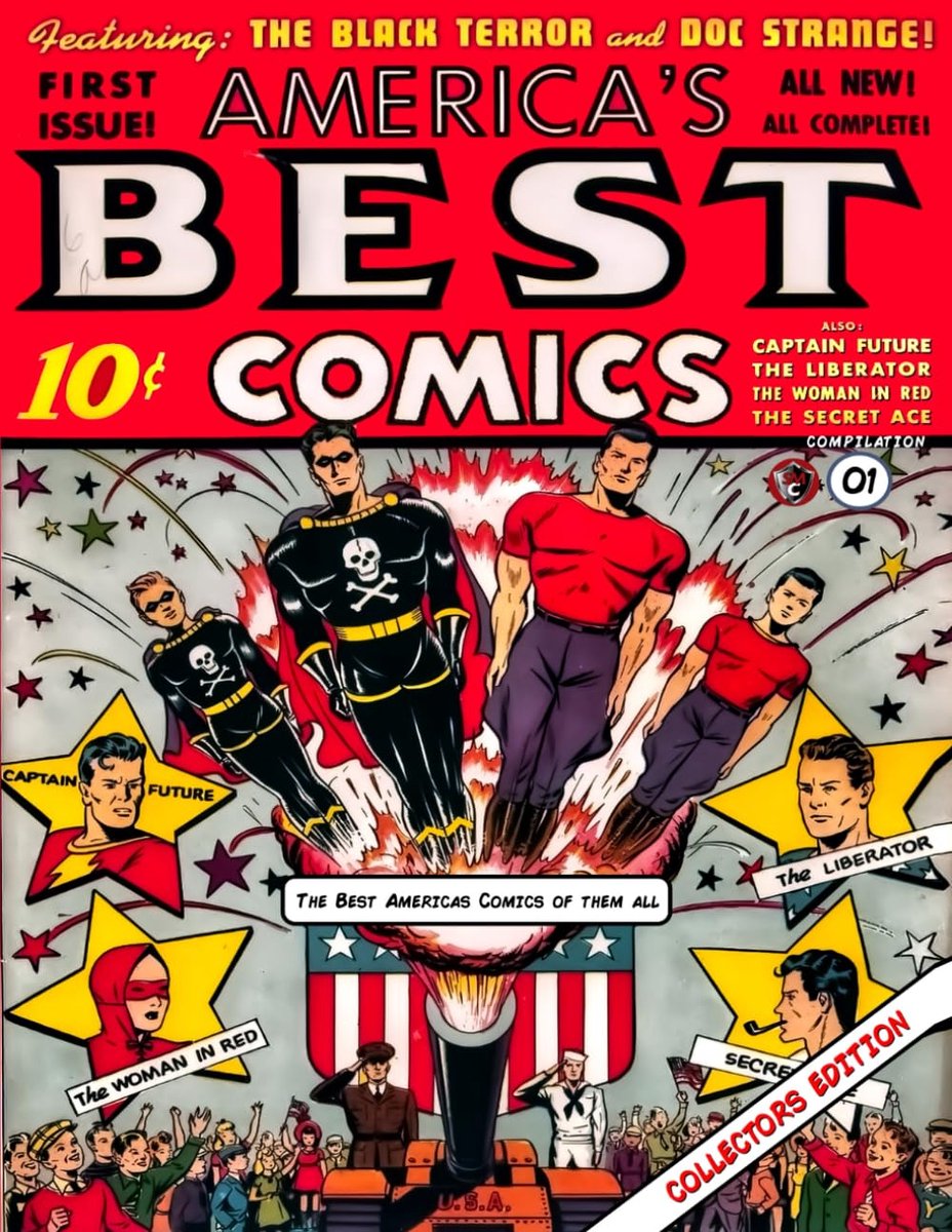 Gouden Eeuw Superhelden Strips Compilatie: The Black Terror, Doc Strange & Meer