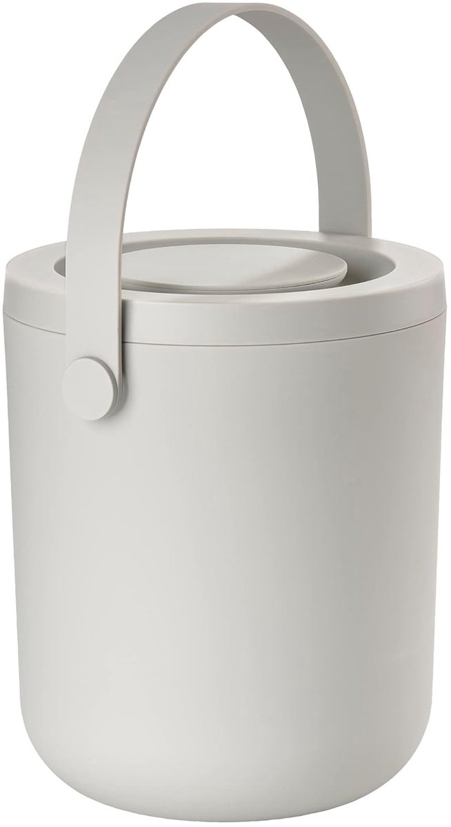 Kleine Ronde Petafemmer 3 Liter met Deksel voor Keukenafval Compostbakje