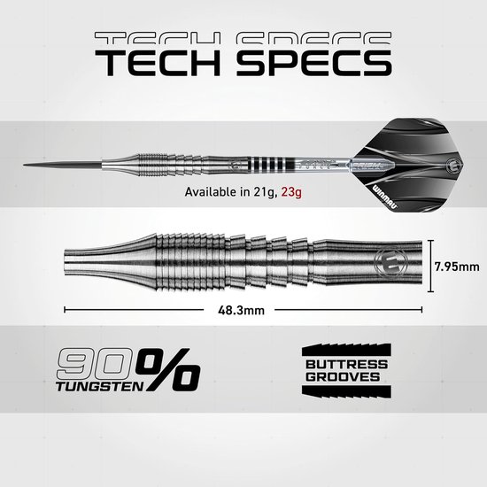 Dartpijlen 90% Tungsten - Professionele Steeltip Darts — afbeelding 3