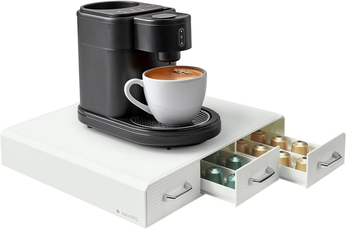 Capsulehouder voor koffiecups - Cuphouder met lade - Geschikt voor Dolce Gusto - koffierek