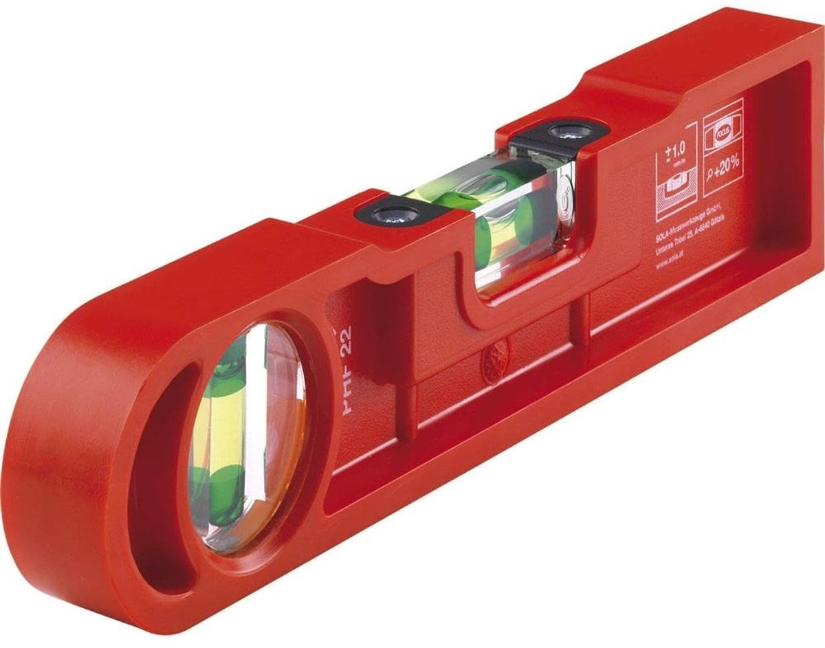 Waterpas Tegellegger 220 mm met Precisie Waterpas Libellen
