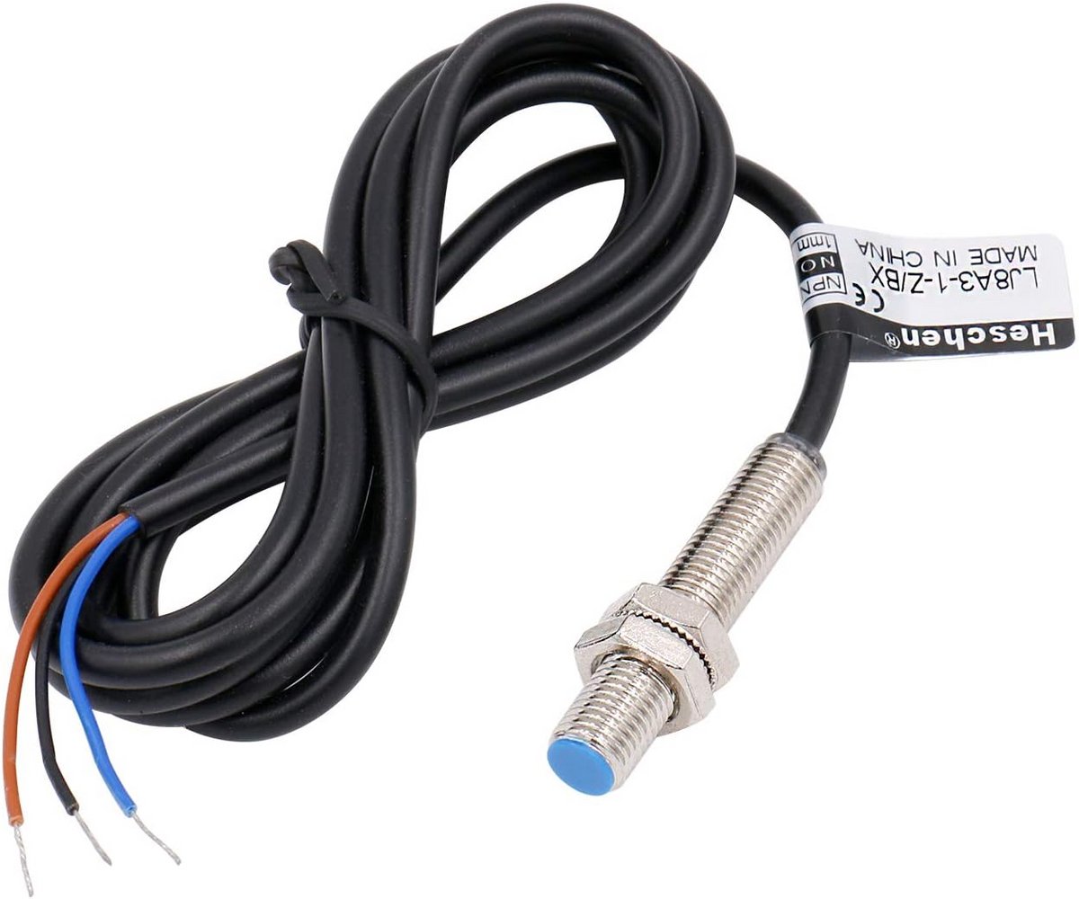 M8 Inductieve Naderingsschakelaar 1mm Detectie, NPN NO, 3-draads DC Sensor