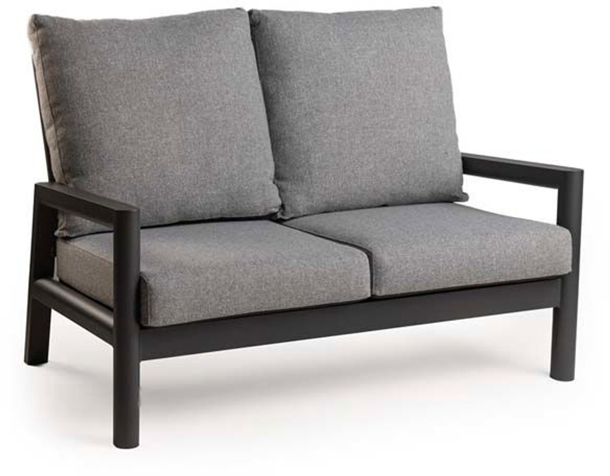 Tierra outdoor - Sevilla 2-zits lounge bank charcoal