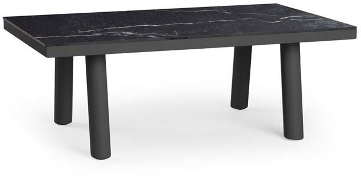 Tierra outdoor - Sevilla salontafel trespa marble charcoal 105 x 60 cm
